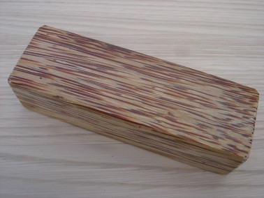 PASTIGLIE FORATE PIATTE mm 15,0x3,5 FORO mm 2 LEGNO PALMA ROSSA 0005 - CAR084BN