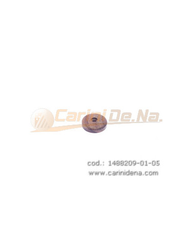 PASTIGLIE FORATE PIATTE mm 15,0x3,5 FORO mm 2 LEGNO PALISSANDRO SANTOS 0009 - CAR084BN