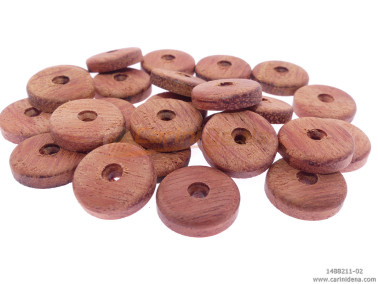 pastiglie forate piatte mm 15 0x3 5 foro mm 2 legno kewazingobubinga 0011  car084bn