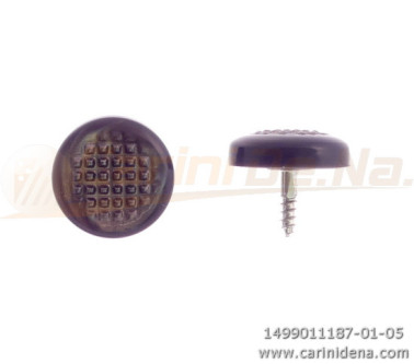 bottoni a vite piatti zigr 14 0 perla marrone scuro 1187