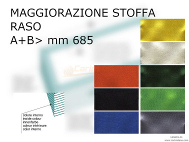 mantice fisarmonica  maggiorazione raso  dim ab sup mm 685