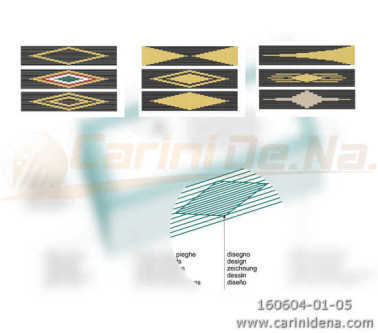 MANTICE FISARMONICA - MAGGIORAZIONE DISEGNO ESTERNO CON DERMOIDE - 1 COLORE