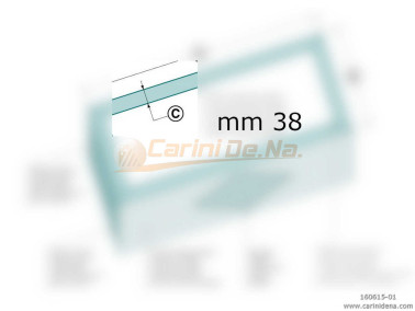 mantice fisarmonica  maggiorazione per cartone mm 38