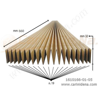 CARTONE MANTICI 32 MM 19 P cm 66
