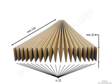CARTONE MANTICI 32 MM 22 P cm 72