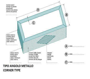 mantice fisarmonica  dim ab sup mm 520  inf mm 685  pieghe n 23