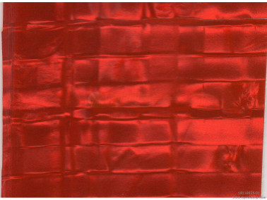 CELLULOIDE 7/10 - 2 STRATI - PERLA ROSSO SCACCHI/ PASTELLO BIANCO - cm 160 X 70