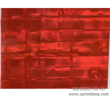 CELLULOIDE 7/10 - 2 STRATI - PERLA ROSSO SCACCHI/ PASTELLO BIANCO - cm 160 X 70