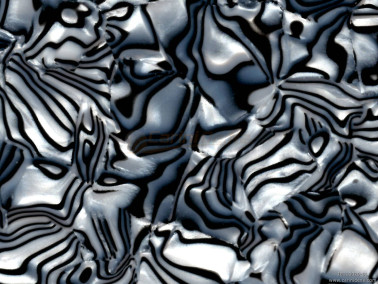 CELLULOIDE 7/10 - 1 STRATO - SHELL ZEBRA BIANCO/NERO - cm 160 X 70