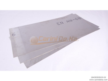 LASTRE ALLUMINIO SPESSORE mm 0.50 - cm 50 X 25 - PER LAMINE FONDI