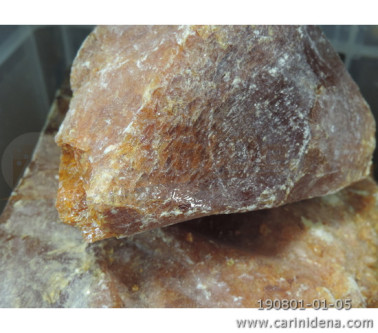 COLOFONIA ARANCIO IN BLOCCHI