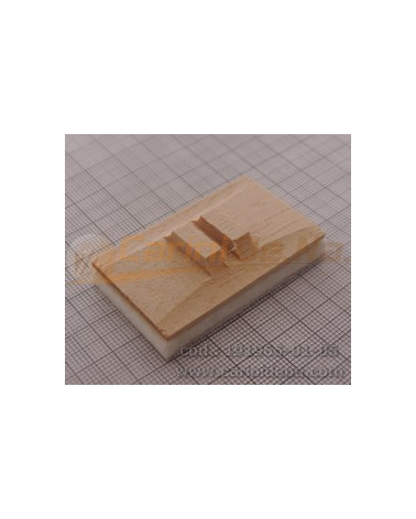 valvole legno armonia 30 x 50 f 3 8 x 4 aperte  pellefeltro mm 50 marronebianco