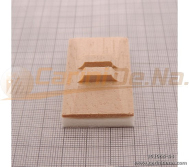 VALVOLE LEGNO ARMONIA 30 X 50 F 3,8 X 4 APERTE + PELLE/FELTRO mm 5.0 BIANCA/BIANCO