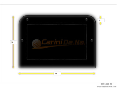 CUSCINI VELLUTO CROM 44 x 30 NERO