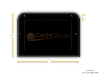 CUSCINI VELLUTO CROM 42 x 30 NERO