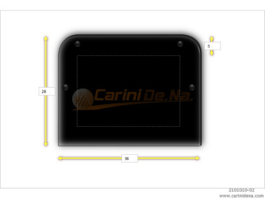 CUSCINI VELLUTO CROM 36 x 28 NERO