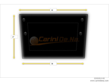 cuscini velluto piano 42 x 30 nero