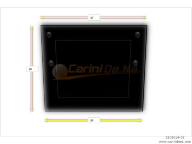 CUSCINI VELLUTO PIANO 37 x 30 NERO