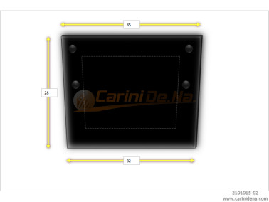 CUSCINI VELLUTO PIANO 35 x 28 NERO