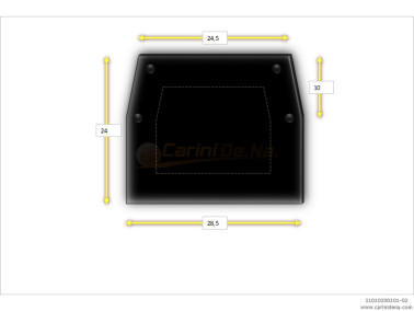 cuscini velluto diat 245285 x 241014 nero