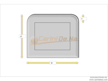 cuscini velluto crom senza bott 32 x 27 bianco