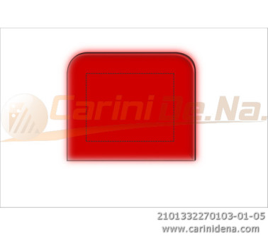 cuscini velluto crom senza bott 32 x 27 rosso