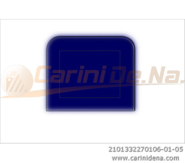 cuscini velluto crom senza bott 32 x 27 blu