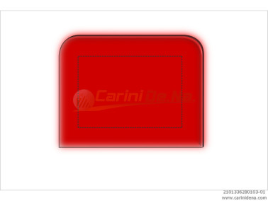 cuscini velluto crom senza bott 36 x 28 rosso