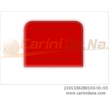 cuscini velluto crom senza bott 36 x 28 rosso