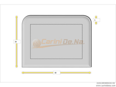 cuscini velluto crom senza bott 40 x 30 bianco