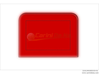 cuscini velluto crom senza bott 40 x 30 rosso