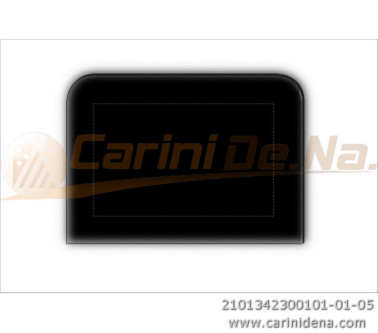 CUSCINI VELLUTO CROM SENZA BOTT 42 x 30 NERO