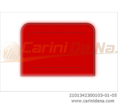 cuscini velluto crom senza bott 42 x 30 rosso