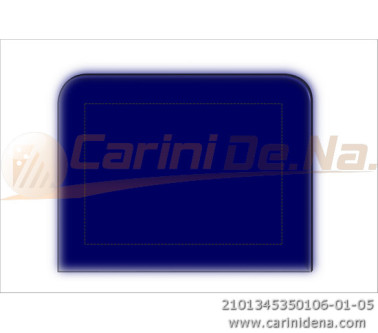 CUSCINI VELLUTO CROM SENZA BOTT 45 X 35 BLU