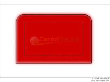 cuscini velluto crom senza bott 46 x 30 rosso