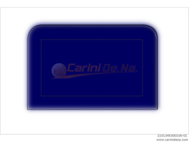 CUSCINI VELLUTO CROM SENZA BOTT 46 x 30 BLU