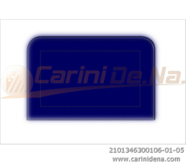 CUSCINI VELLUTO CROM SENZA BOTT 46 x 30 BLU