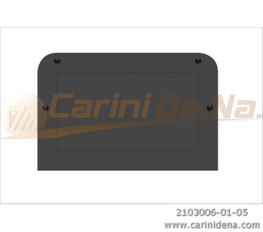 BACK PAD NYLON FINISH FOR BUTTON ACC. CM 46 X 31