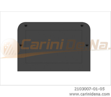 BACK PAD NYLON FINISH FOR BUTTON ACC. CM 44 X 31