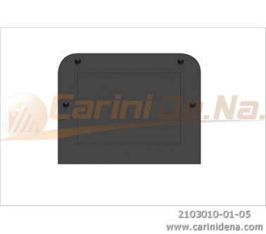 BACK PAD NYLON FINISH FOR BUTTON ACC. CM 36 X 28