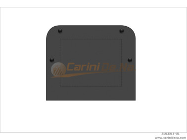 BACK PAD NYLON FINISH FOR BUTTON ACC. CM 32 X 27