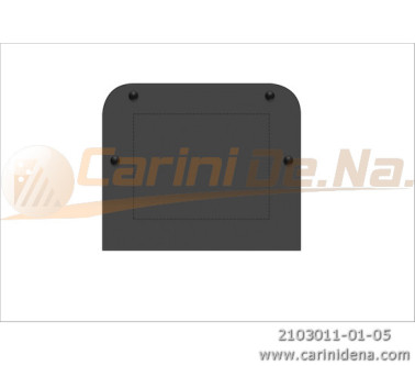 BACK PAD NYLON FINISH FOR BUTTON ACC. CM 32 X 27