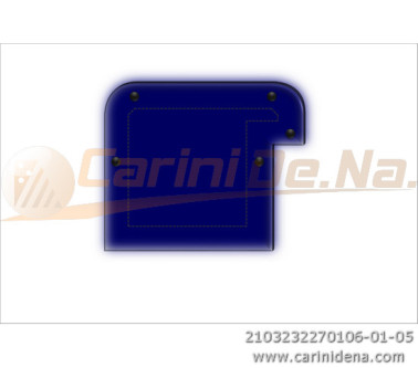 cuscini velluto crom  sagomati dx  32 x 27 1017 blu