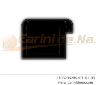 CUSCINI VELLUTO CROM - SAGOMATI DX - 36 X 28 (10+18) NERO