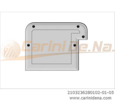 cuscini velluto crom  sagomati dx  36 x 28 1018 bianco