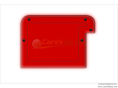 cuscini velluto crom  sagomati dx  42 x 30 1020 rosso