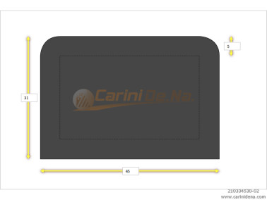 CUSCINI NYLON CROM SENZA BOTT 45 X 31