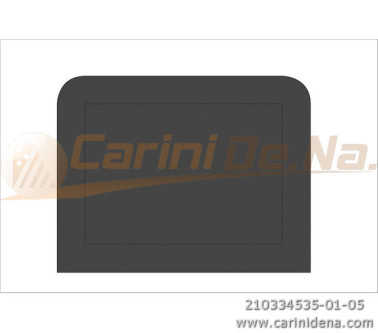 BACK PAD NYLON BUTTON ACC. NO SNAP BUTT. CM 45 X 35