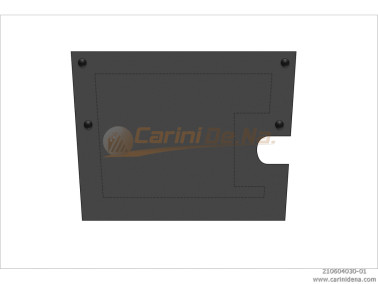 BACK PAD NYLON PIANO ACC. BRACKETHOLE 40 X 30
