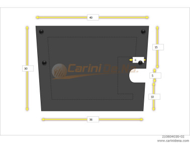 CUSCINI NYLON PIANO - ASOLA 40 X 30